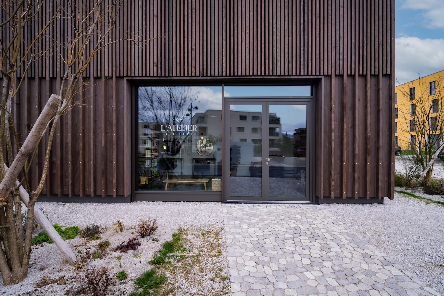 atelier_coiffure_facade Façade du salon de coiffure